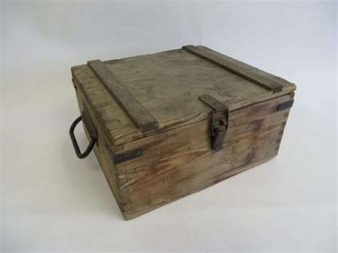 ww2 wooden ammunition box